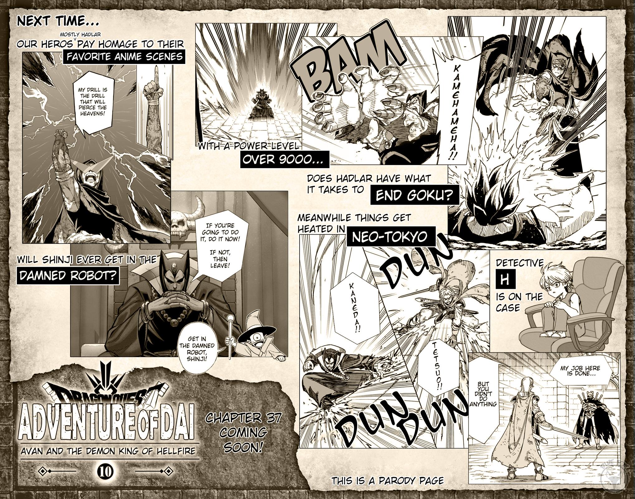 Dragon Quest: Dai no Daibouken - Yuusha Avan to Gokuen no Maou Chap 36 - Next Chap 37