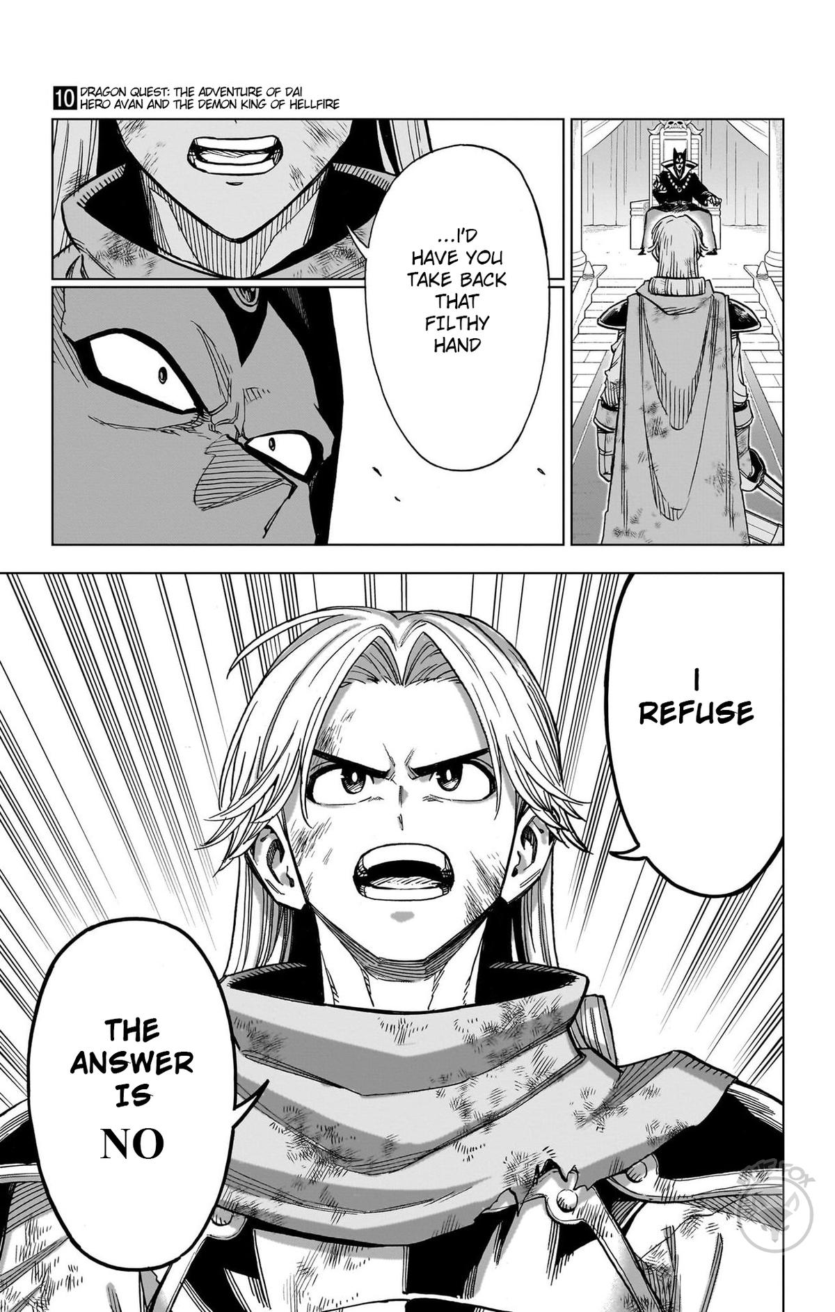 Dragon Quest: Dai no Daibouken - Yuusha Avan to Gokuen no Maou Chap 38 - Next Chap 39