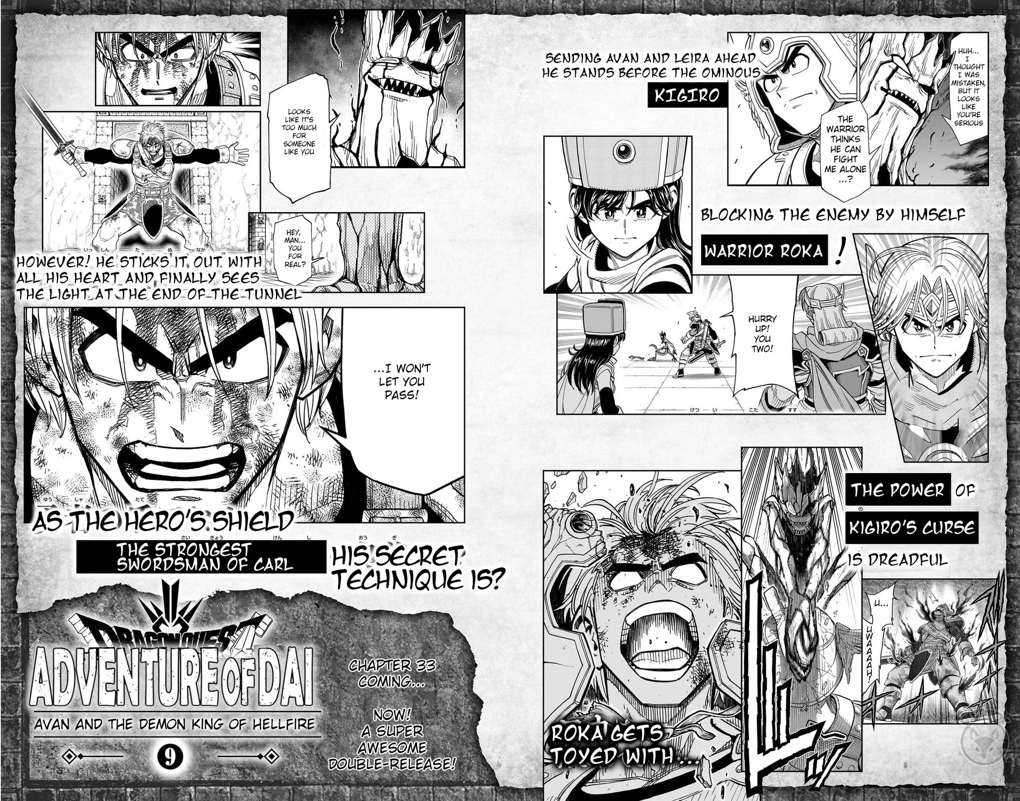 Dragon Quest: Dai no Daibouken - Yuusha Avan to Gokuen no Maou Chap 32 - Next Chap 33