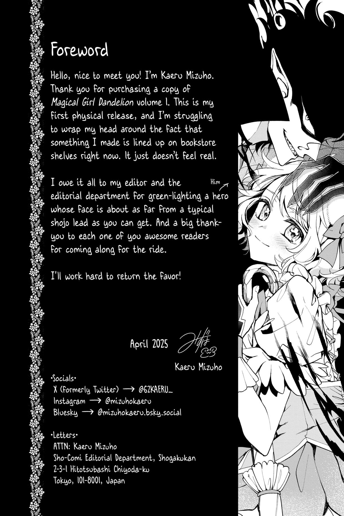 Mahou Shoujo Dandelion Chap 1 - Next Chap 2