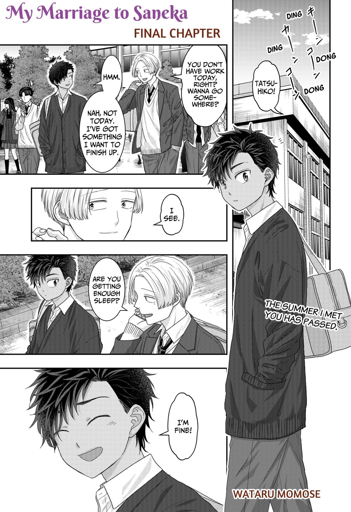 My Marriage to Saneka Chap 25 - Next Chap 26