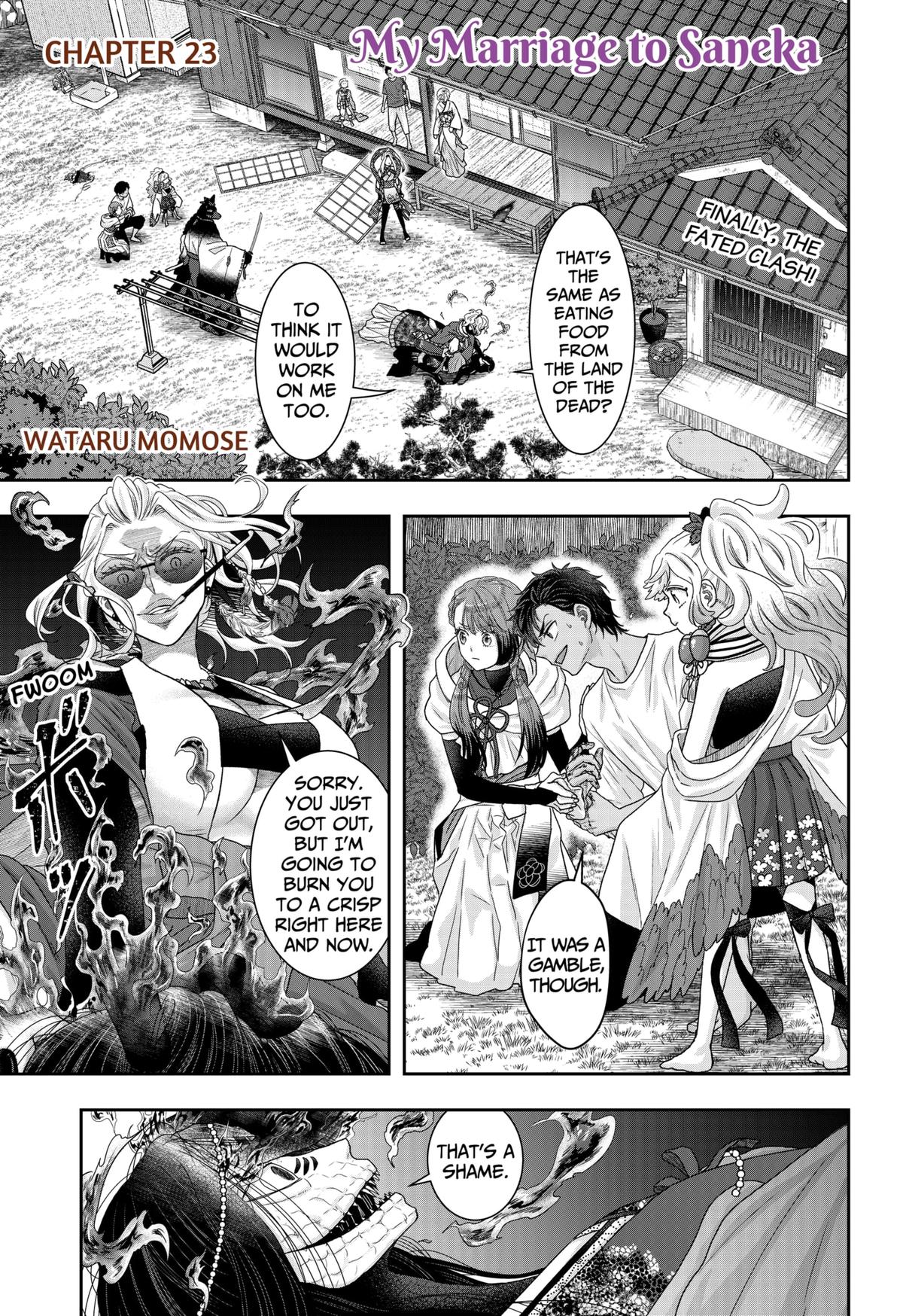 My Marriage to Saneka Chap 23 - Next Chap 24