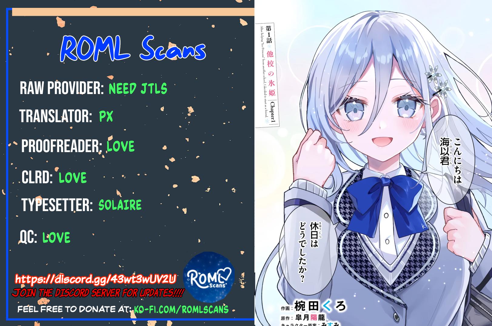 Takou no Koori Hime wo Tasuketara, Otomodachi kara Hajimeru Koto ni Narimashita Chap 9 - Next Chap 10