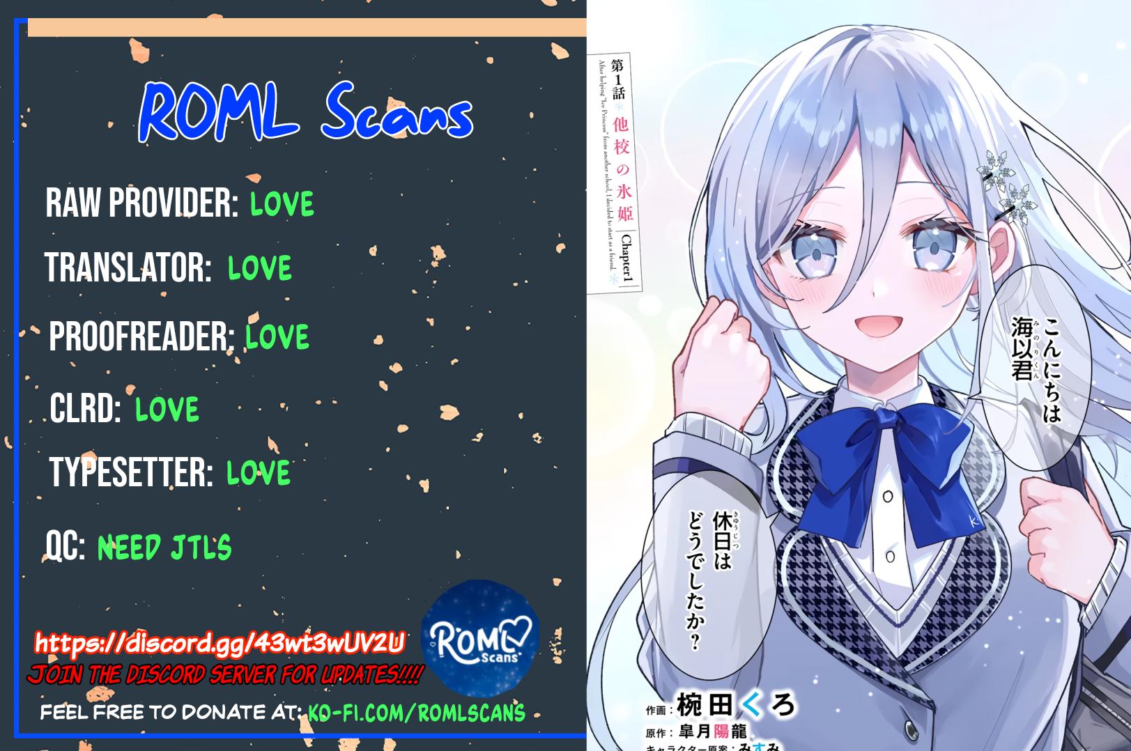 Takou no Koori Hime wo Tasuketara, Otomodachi kara Hajimeru Koto ni Narimashita Chap 2.1 - Next Chap 3.1