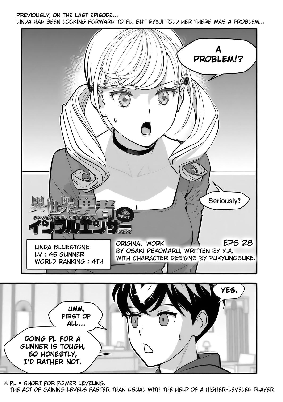 Isekaigaeri no Yuusha wa, Dungeon ga Shutsugen shita Genjitsu Sekai de, Influencer ni Natte Kane wo Kasegimasu! Chap 28 - Next Chap 29