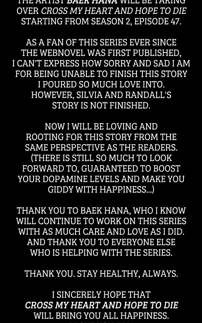 Cross My Heart and Hope to Die Chap 41 - Next Chap 42