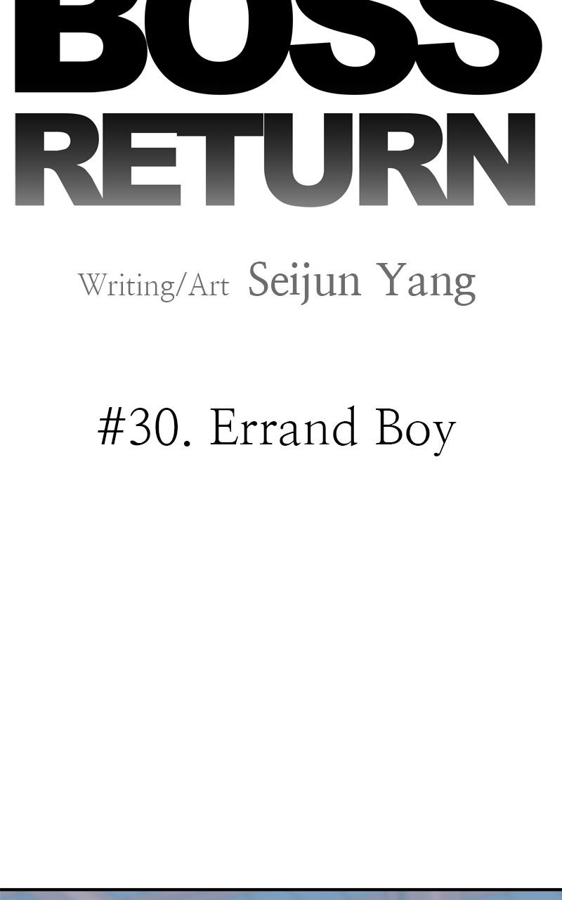 Boss Return Chap 30 - Next Chap 31