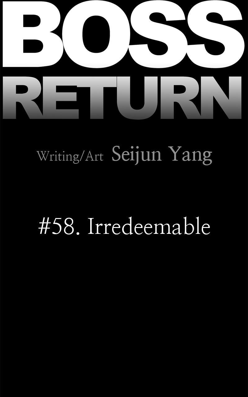 Boss Return Chap 58 - Next Chap 59