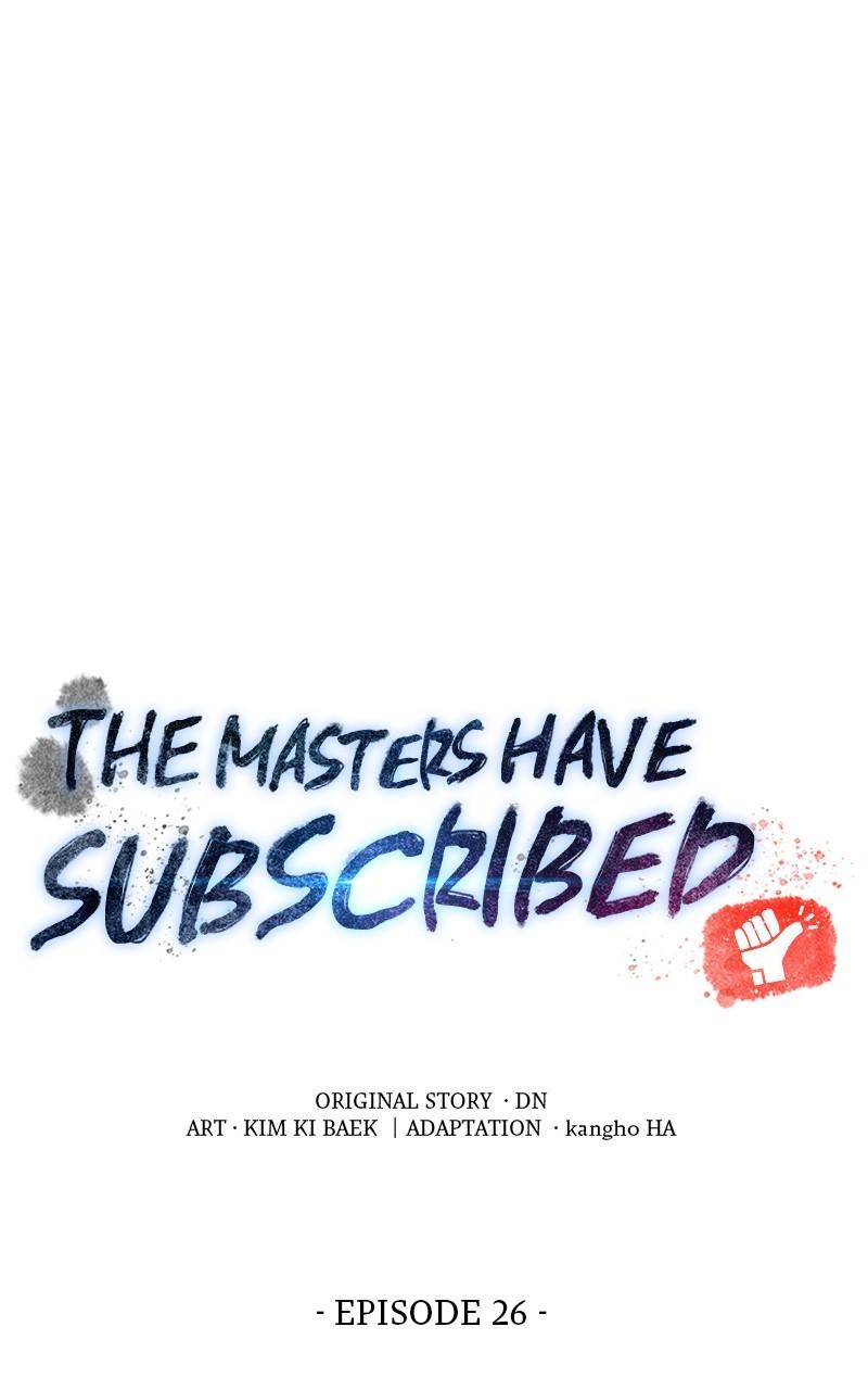 The Masters Have Subscribed Chap 26 - Next Chap 27