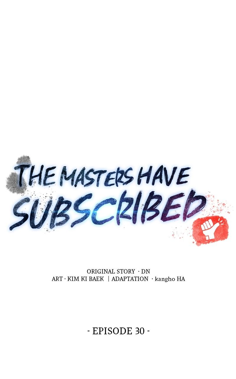 The Masters Have Subscribed Chap 30 - Next Chap 31
