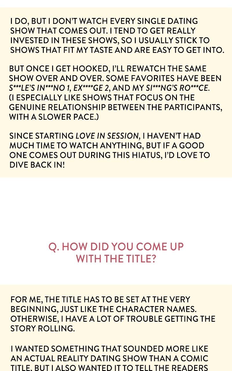 Love in Session Chap 58.5 - Next Chap 59.5