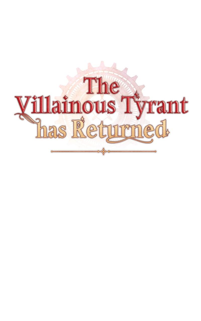 The Villainous Tyrant Has Returned Chap 36 - Next Chap 37