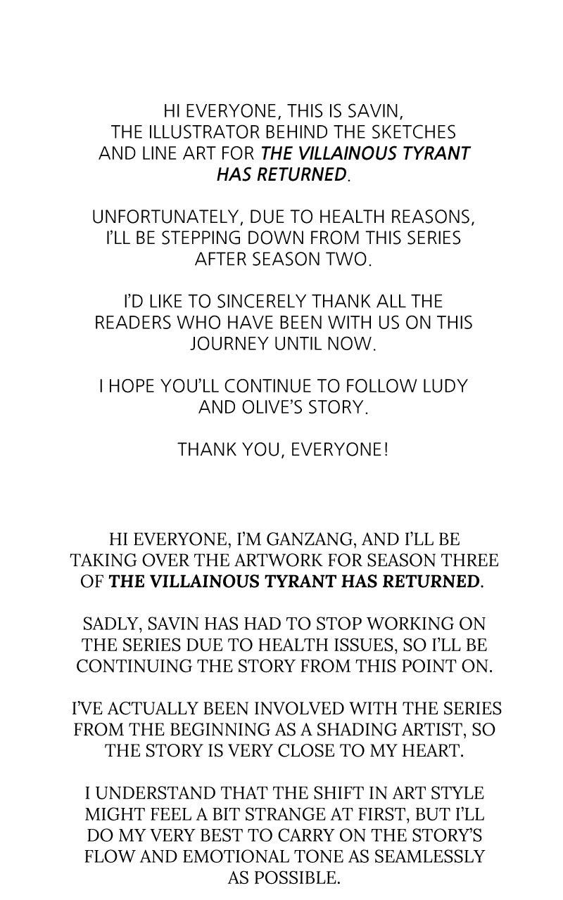 The Villainous Tyrant Has Returned Chap 65 - Next Chap 66