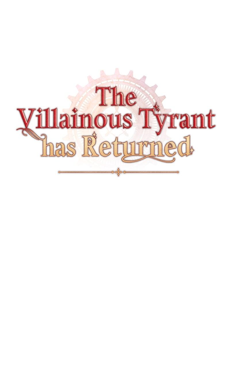 The Villainous Tyrant Has Returned Chap 63 - Next Chap 64