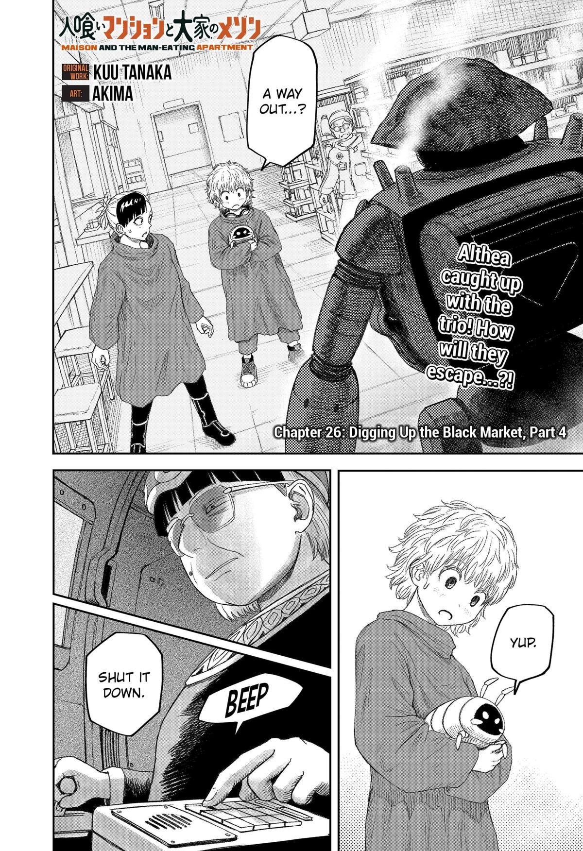 Maison and the Man-Eating Apartment Chap 26 - Next Chap 27