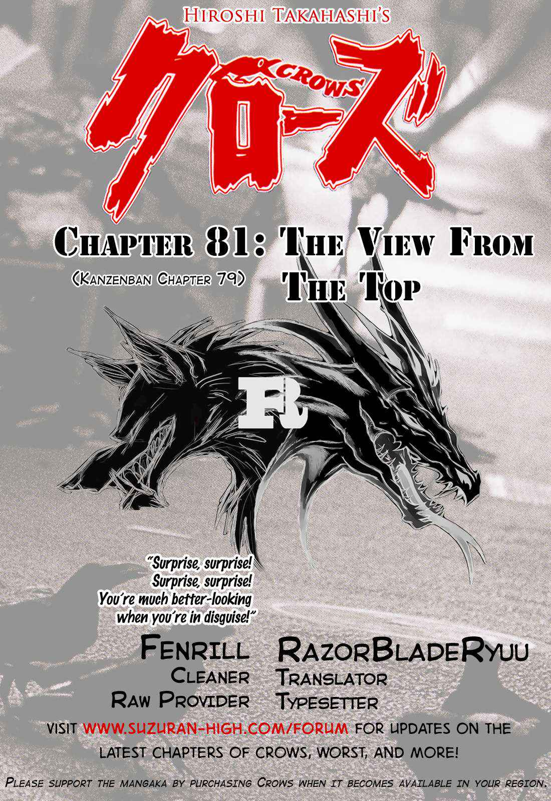 Crows Chap 81 - Next Chap 82