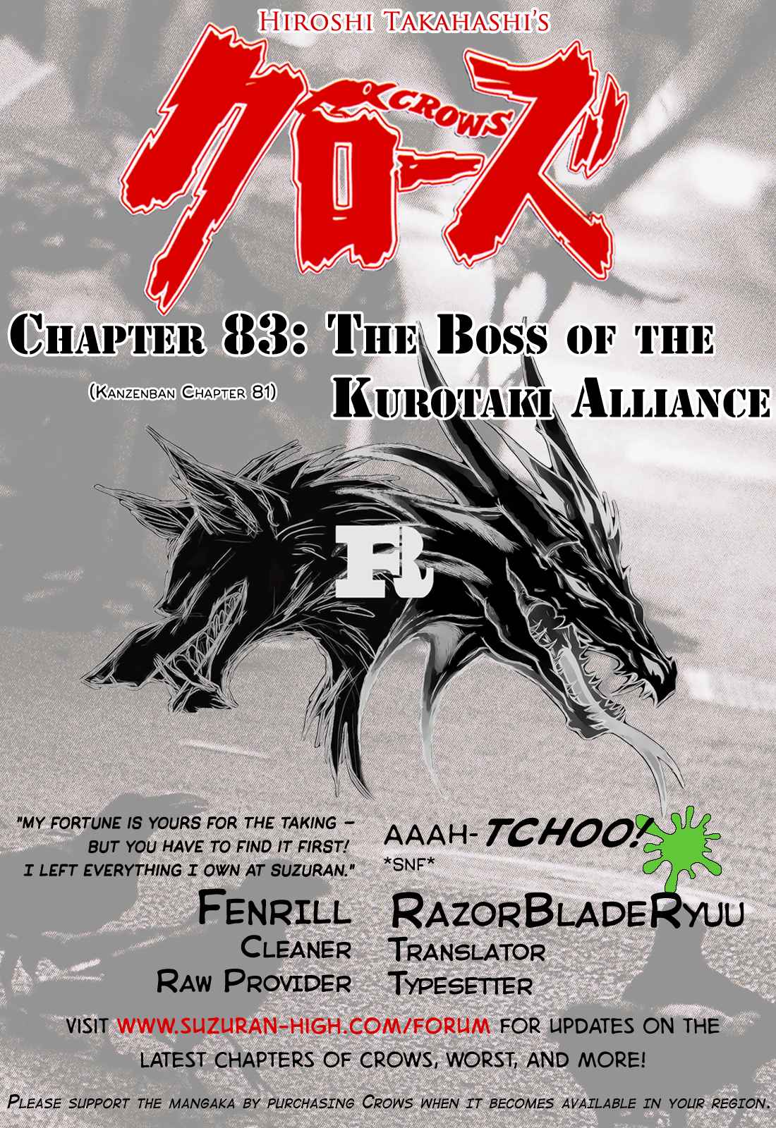 Crows Chap 83 - Next Chap 84