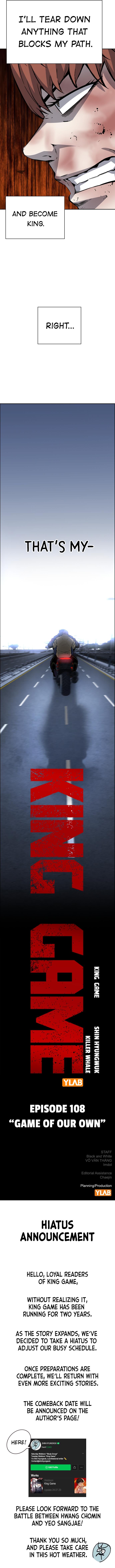 King Game Chap 108 - Next Chap 109