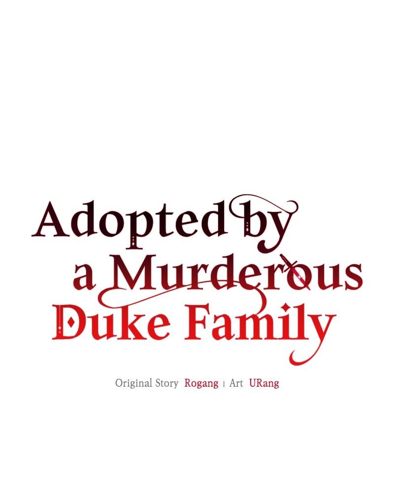 Adopted by a Murderous Duke Family Chap 5 - Next Chap 6