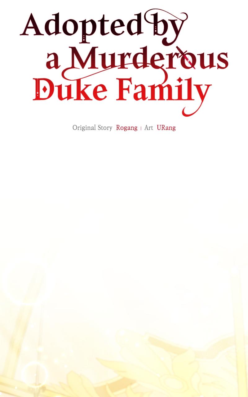 Adopted by a Murderous Duke Family Chap 17 - Next Chap 18