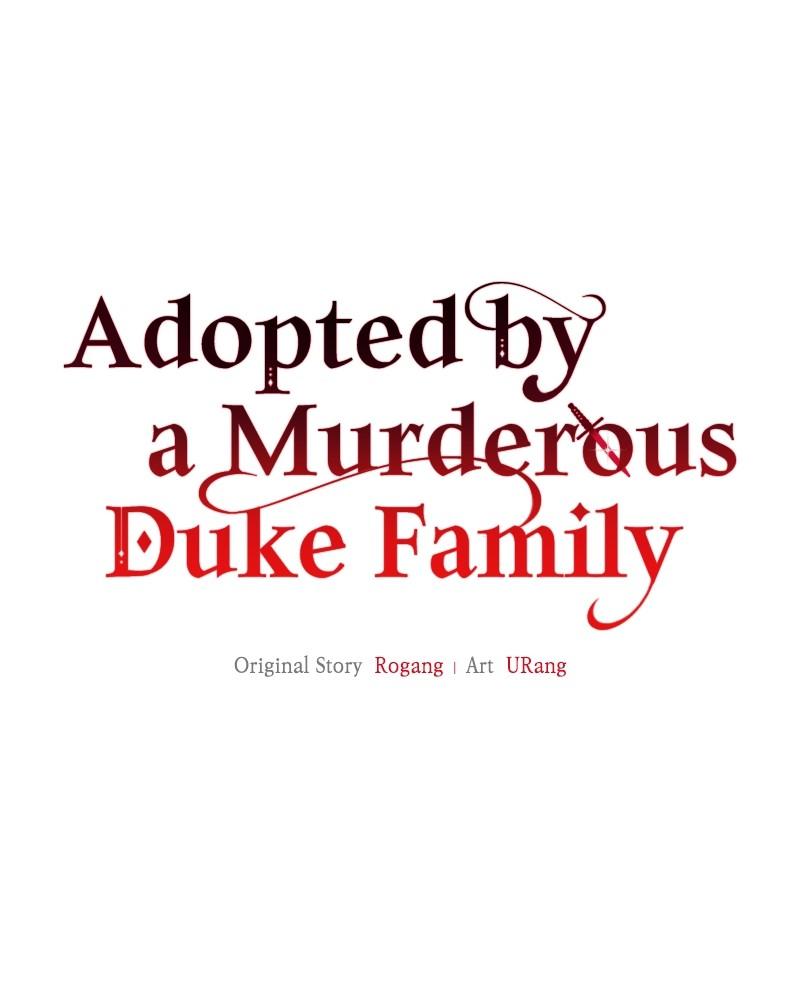 Adopted by a Murderous Duke Family Chap 12 - Next Chap 13