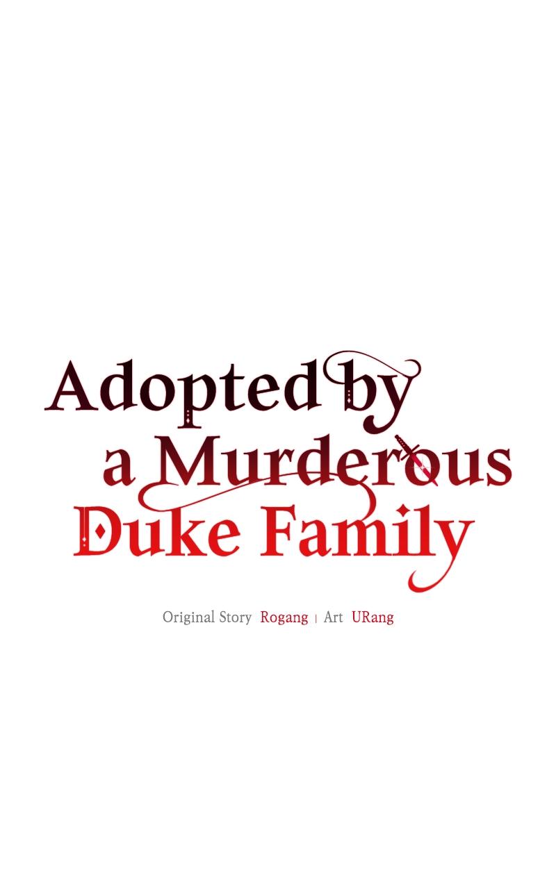 Adopted by a Murderous Duke Family Chap 24 - Next Chap 25