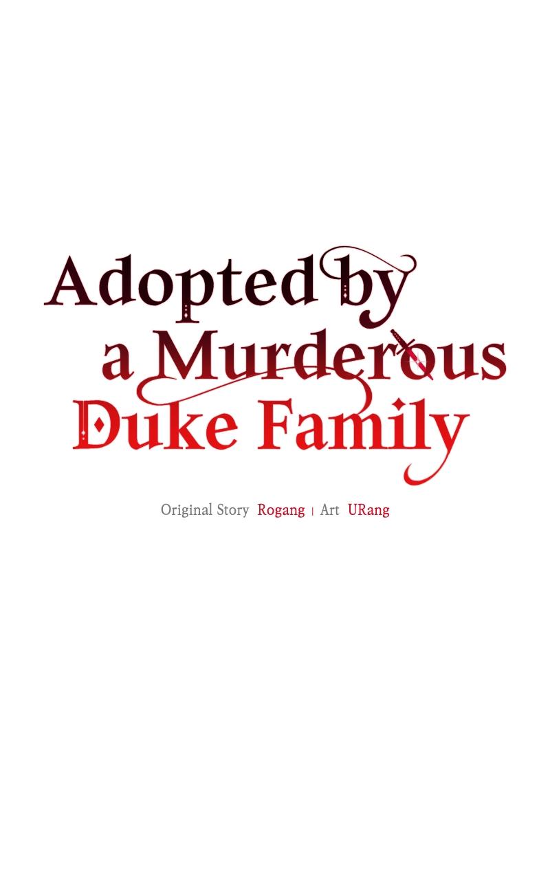 Adopted by a Murderous Duke Family Chap 25 - Next Chap 26