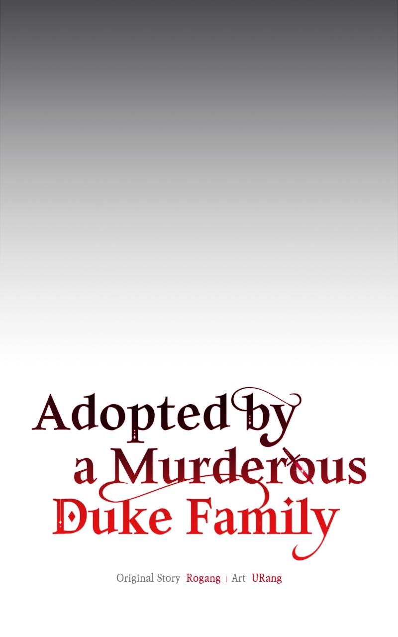 Adopted by a Murderous Duke Family Chap 30 - Next Chap 31
