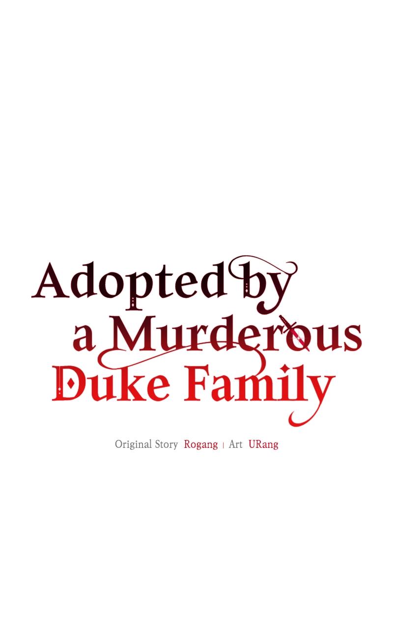 Adopted by a Murderous Duke Family Chap 31 - Next Chap 32