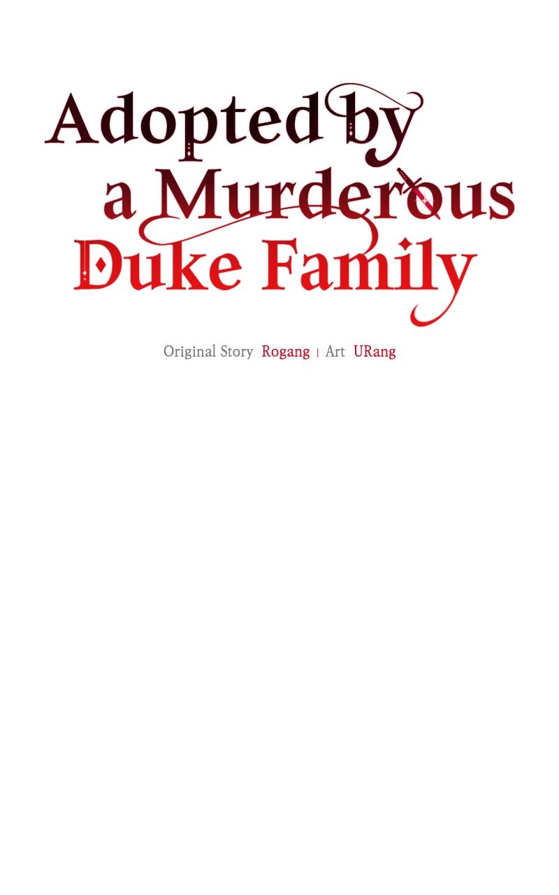 Adopted by a Murderous Duke Family Chap 41 - Next Chap 42