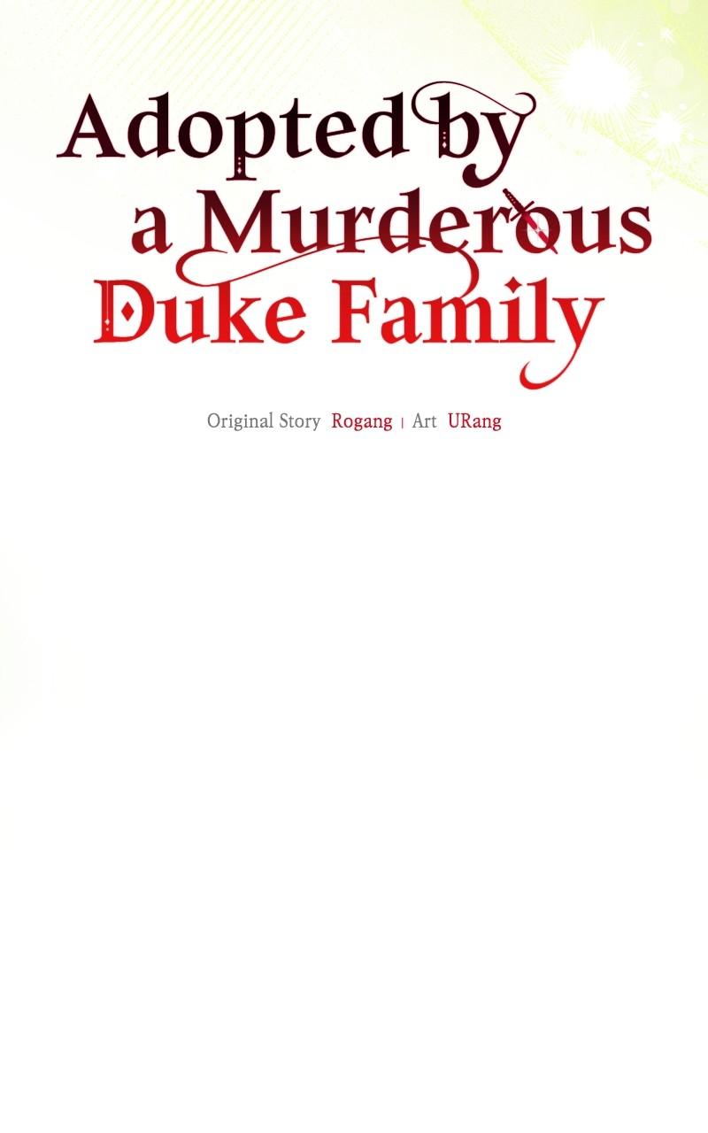 Adopted by a Murderous Duke Family Chap 57 - Next Chap 58