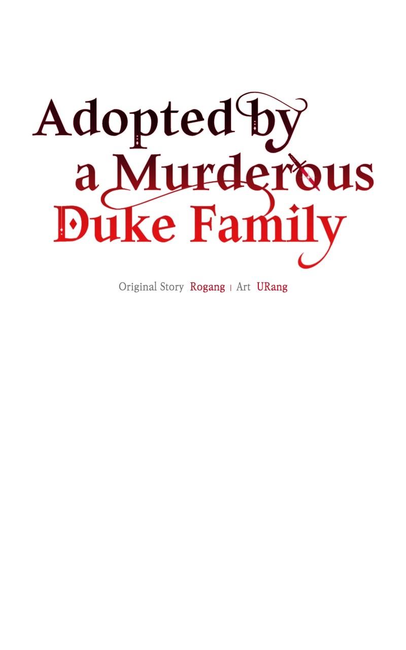 Adopted by a Murderous Duke Family Chap 56 - Next Chap 57