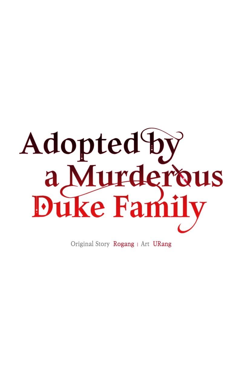 Adopted by a Murderous Duke Family Chap 58 - Next Chap 59