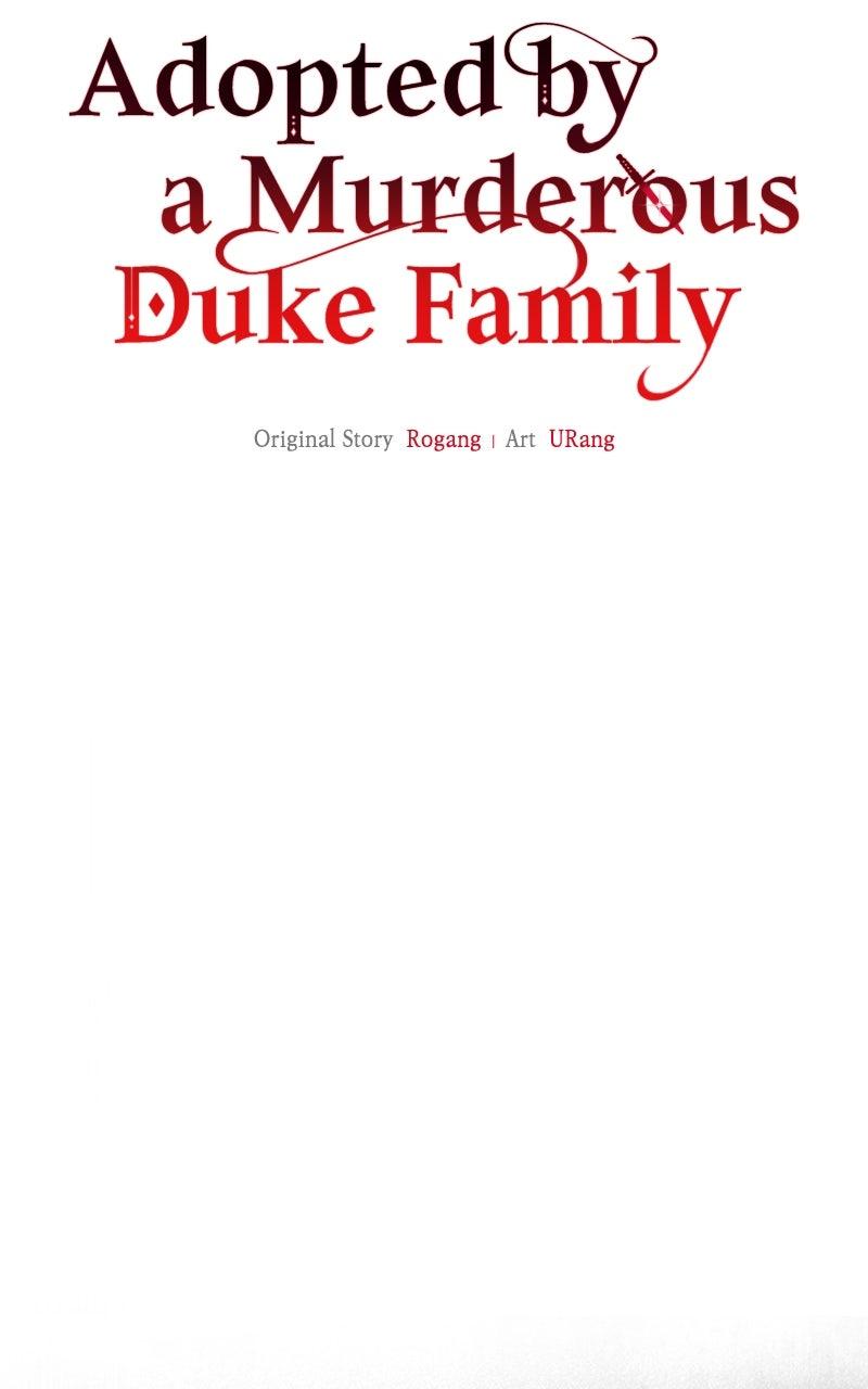 Adopted by a Murderous Duke Family Chap 65 - Next Chap 66