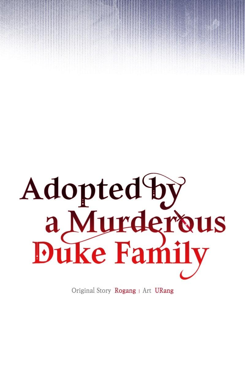 Adopted by a Murderous Duke Family Chap 62 - Next Chap 63