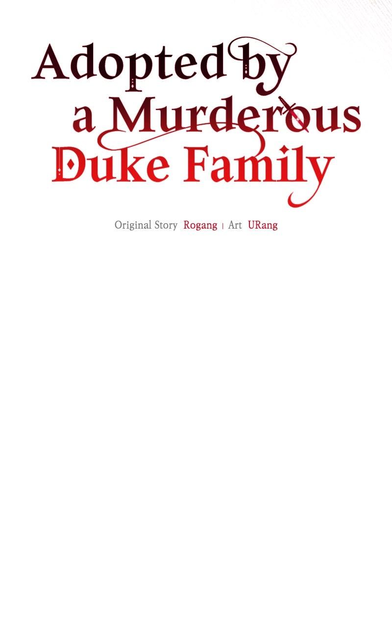 Adopted by a Murderous Duke Family Chap 63 - Next Chap 64