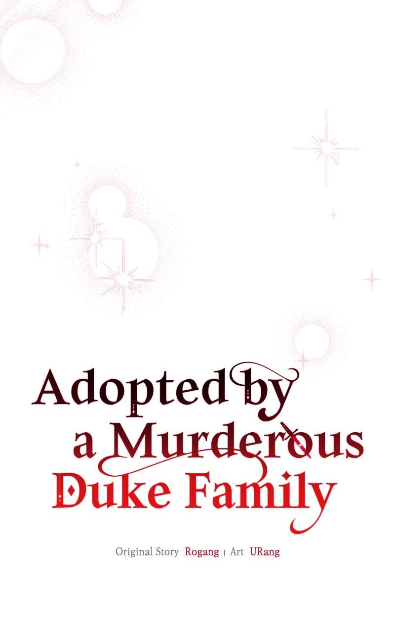 Adopted by a Murderous Duke Family Chap 90 - Next Chap 91
