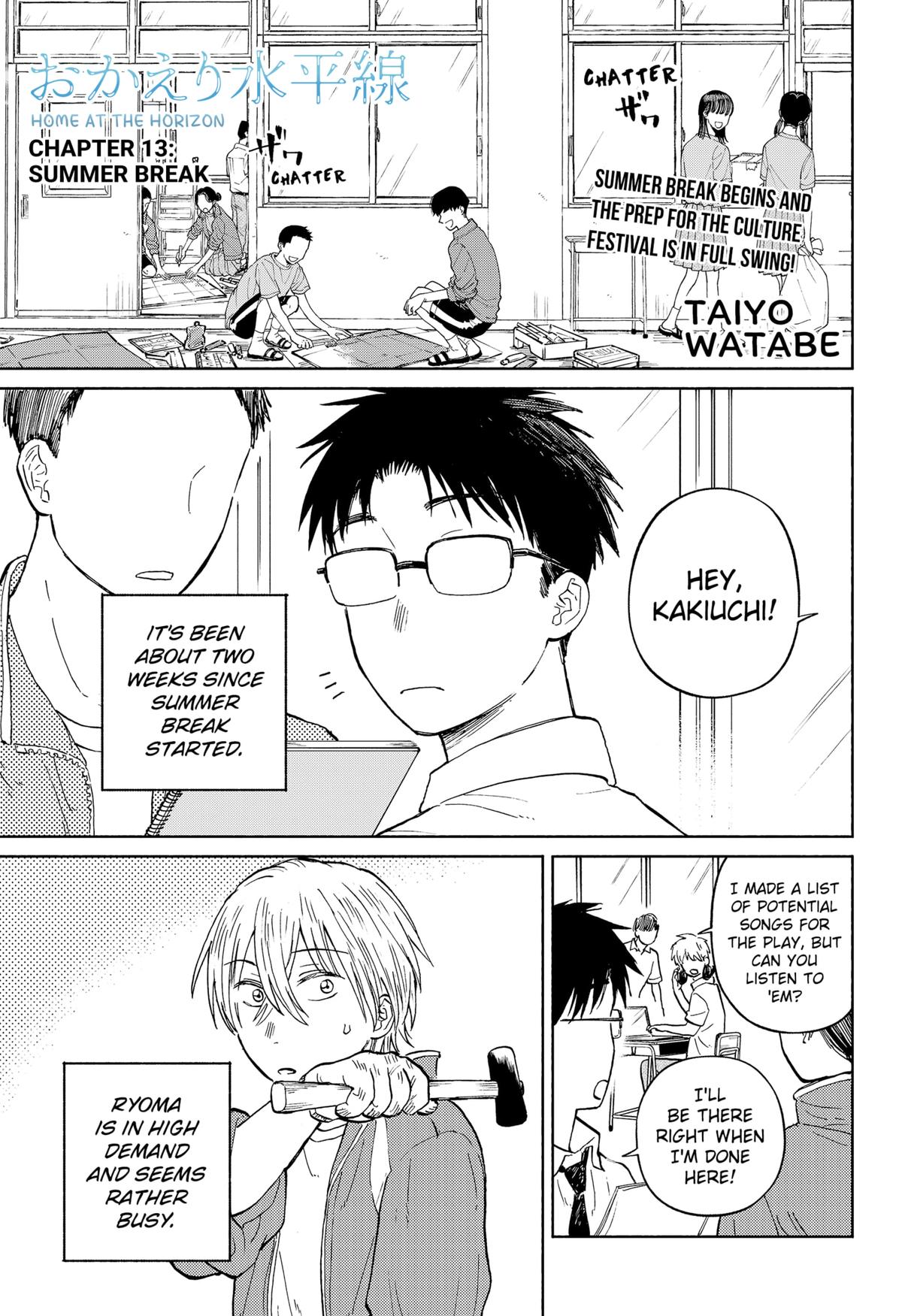 Okaeri Suiheisen Chap 13 - Next Chap 14