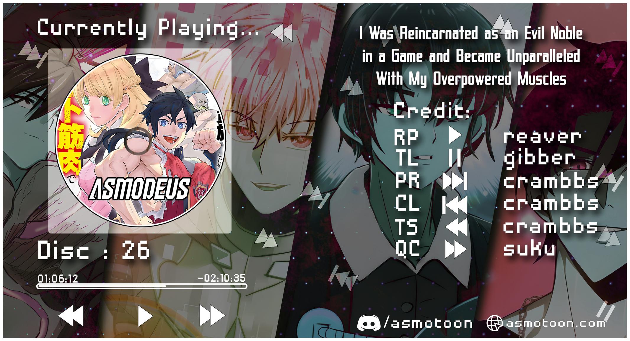 Game Akuyaku Kizoku ni Tensei shita Ore wa, Cheat Kinniku de Musou suru Chap 26 - Next Chap 27