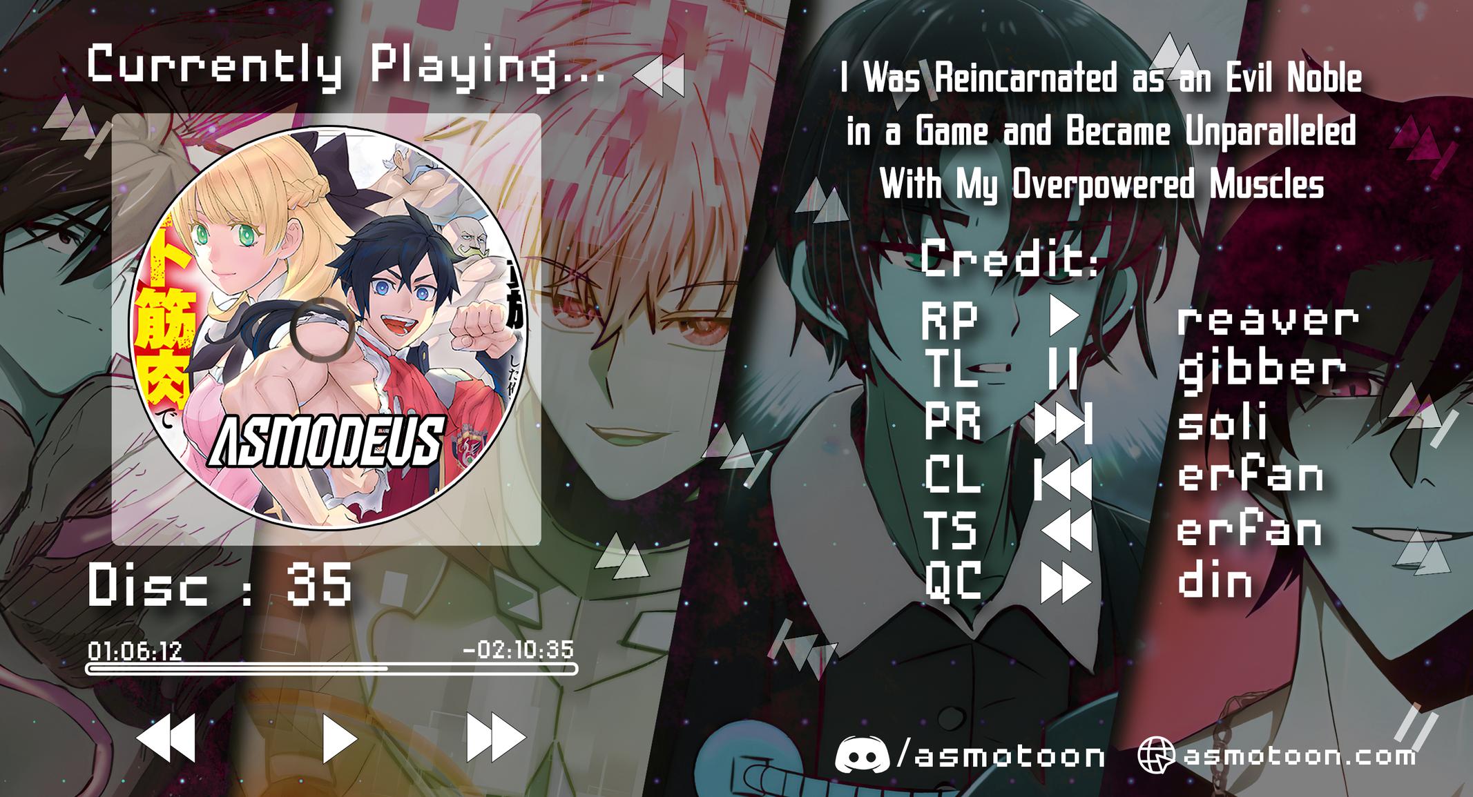 Game Akuyaku Kizoku ni Tensei shita Ore wa, Cheat Kinniku de Musou suru Chap 35 - Next Chap 36