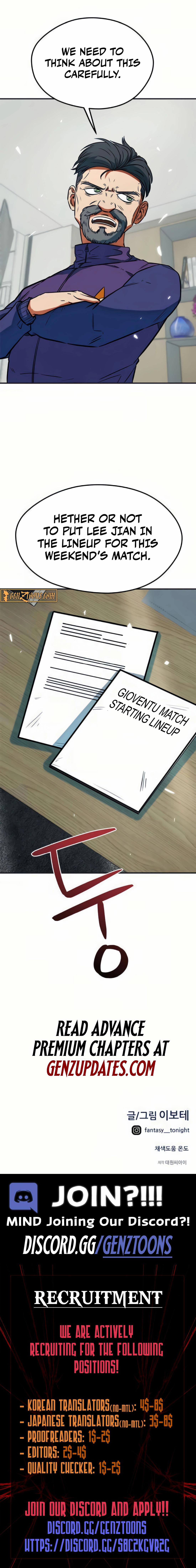 I'm Not a Soccer Genius! Chap 20 - Next Chap 21