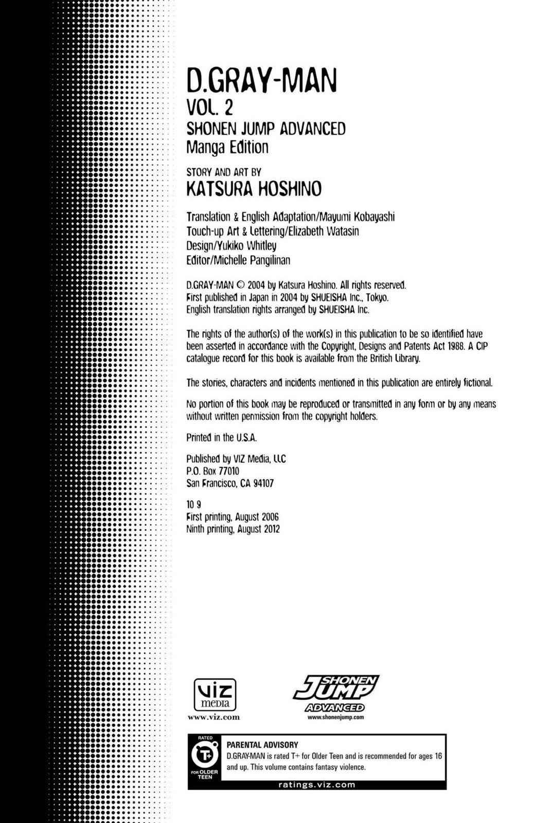 D.Gray-man Chap 8 - Next Chap 9