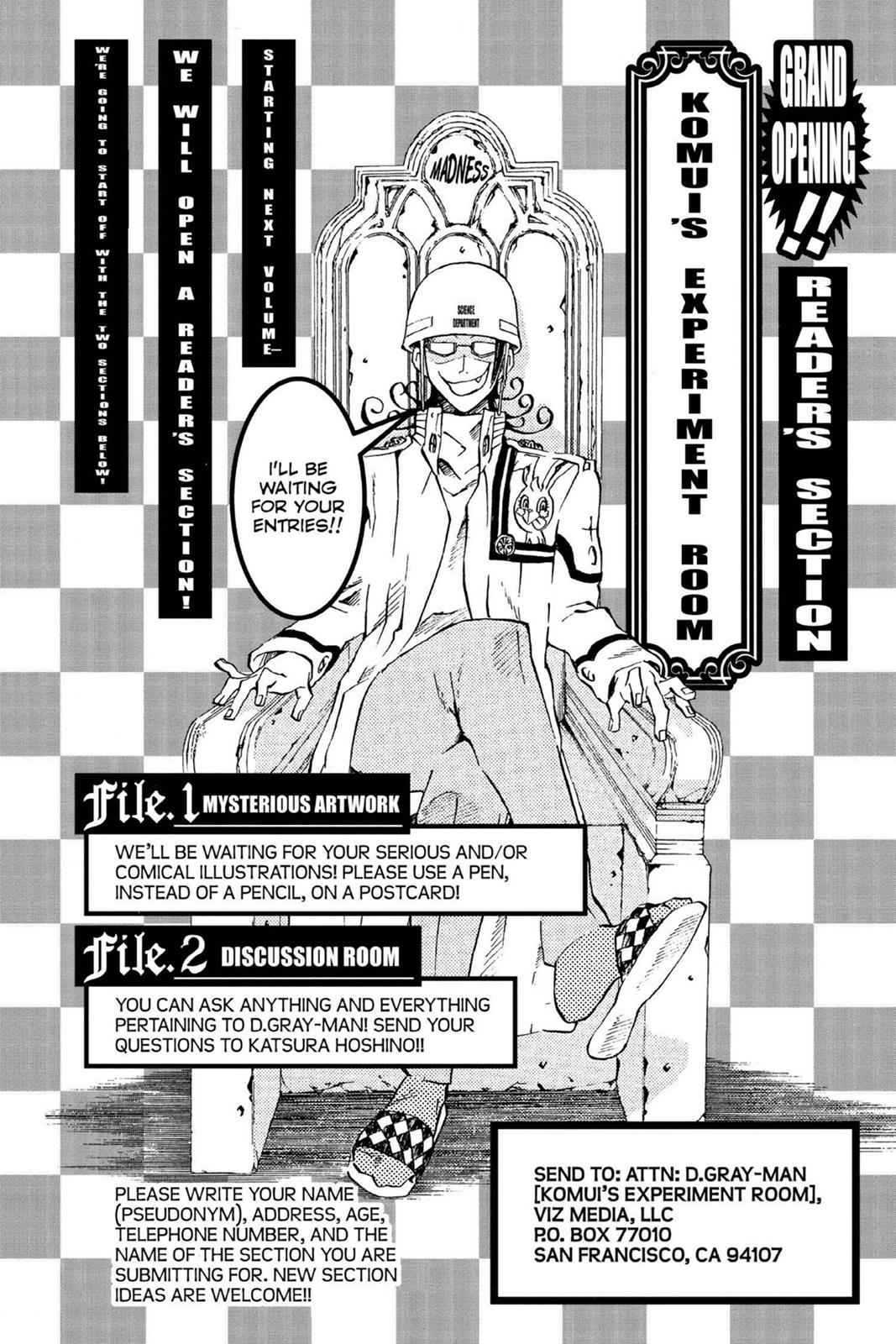D.Gray-man Chap 14 - Next Chap 15