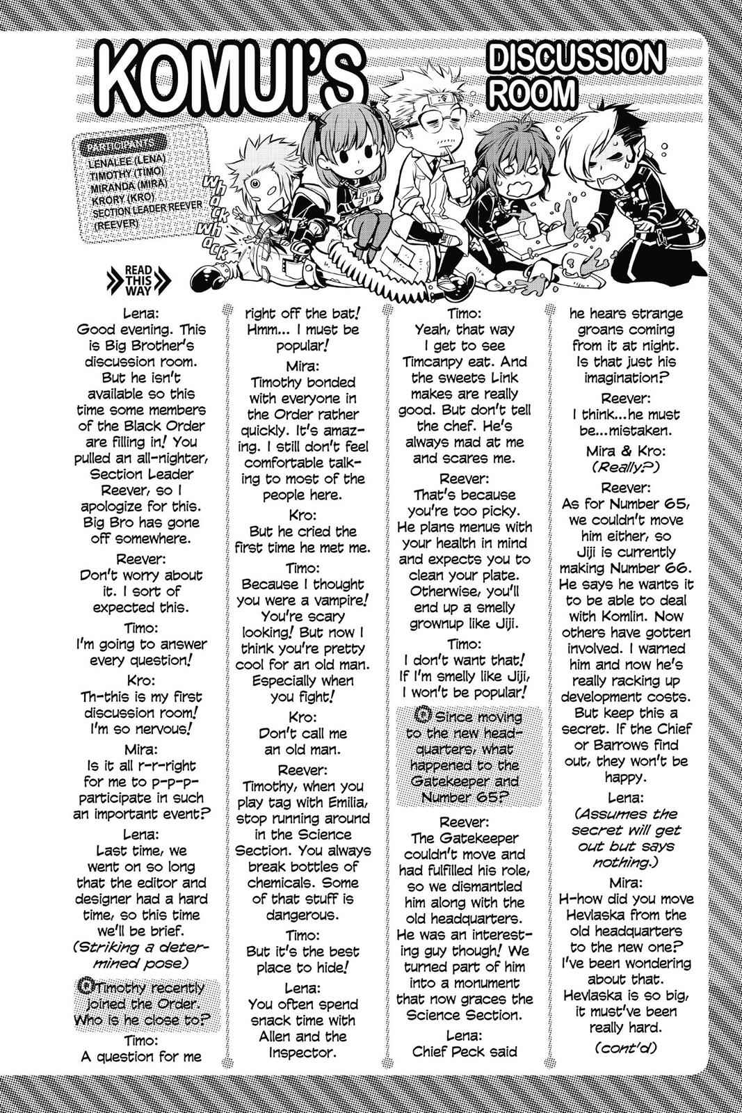 D.Gray-man Chap 222 - Next Chap 223