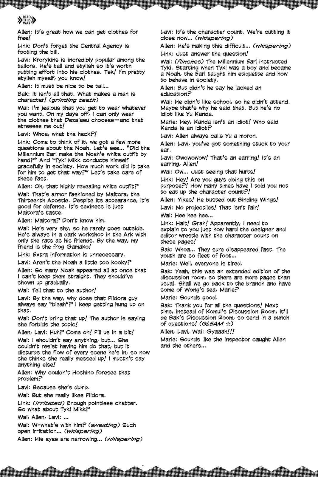 D.Gray-man Chap 230 - Next Chap 231