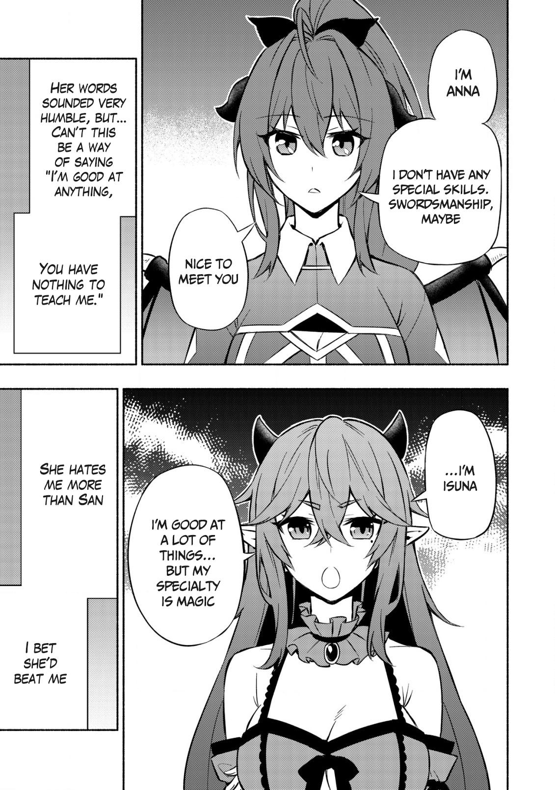 Maou Reijou no Kyouiku-gakari: Yuusha Gakuin wo Tsuihou sareta Heimin Kyoushi wa Maou no Musume-tachi no Katei Kyoushi to Naru Chap 4 - Next Chap 5