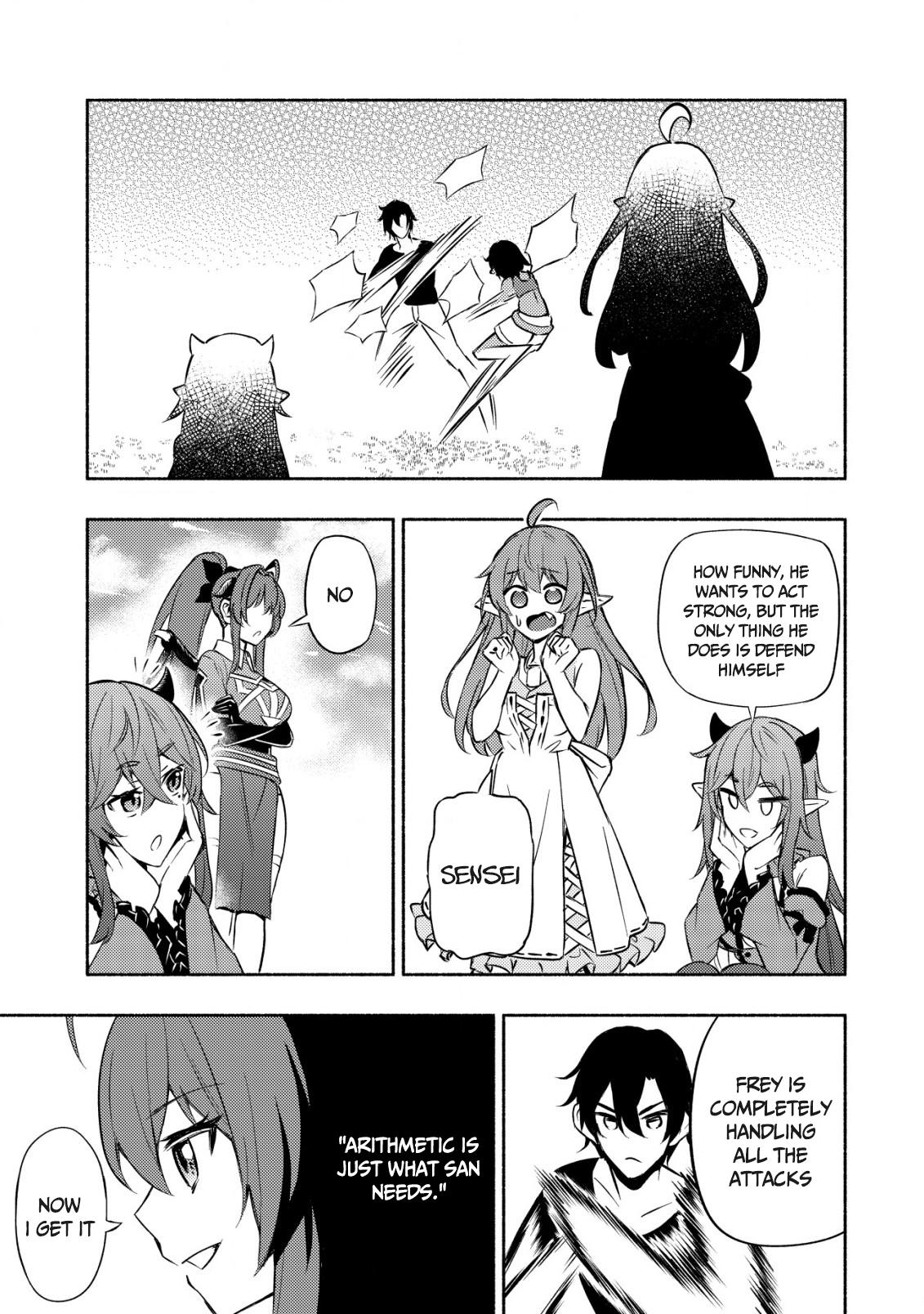 Maou Reijou no Kyouiku-gakari: Yuusha Gakuin wo Tsuihou sareta Heimin Kyoushi wa Maou no Musume-tachi no Katei Kyoushi to Naru Chap 4 - Next Chap 5