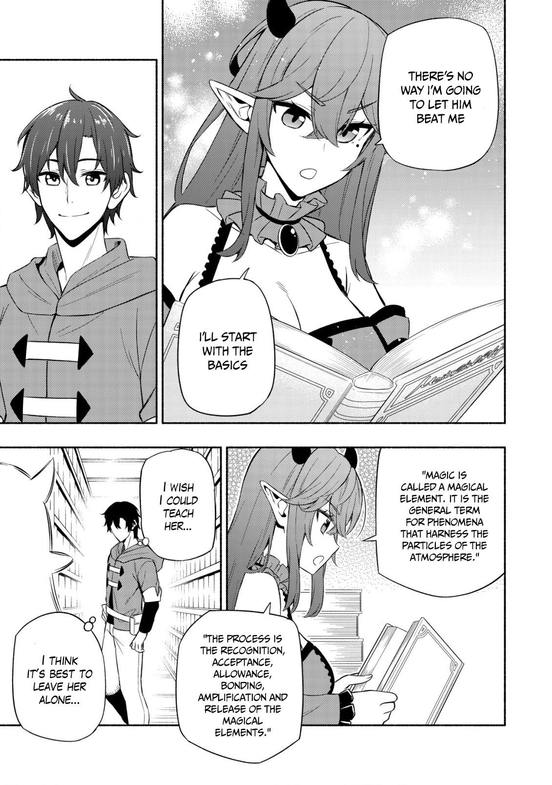 Maou Reijou no Kyouiku-gakari: Yuusha Gakuin wo Tsuihou sareta Heimin Kyoushi wa Maou no Musume-tachi no Katei Kyoushi to Naru Chap 5 - Next Chap 6
