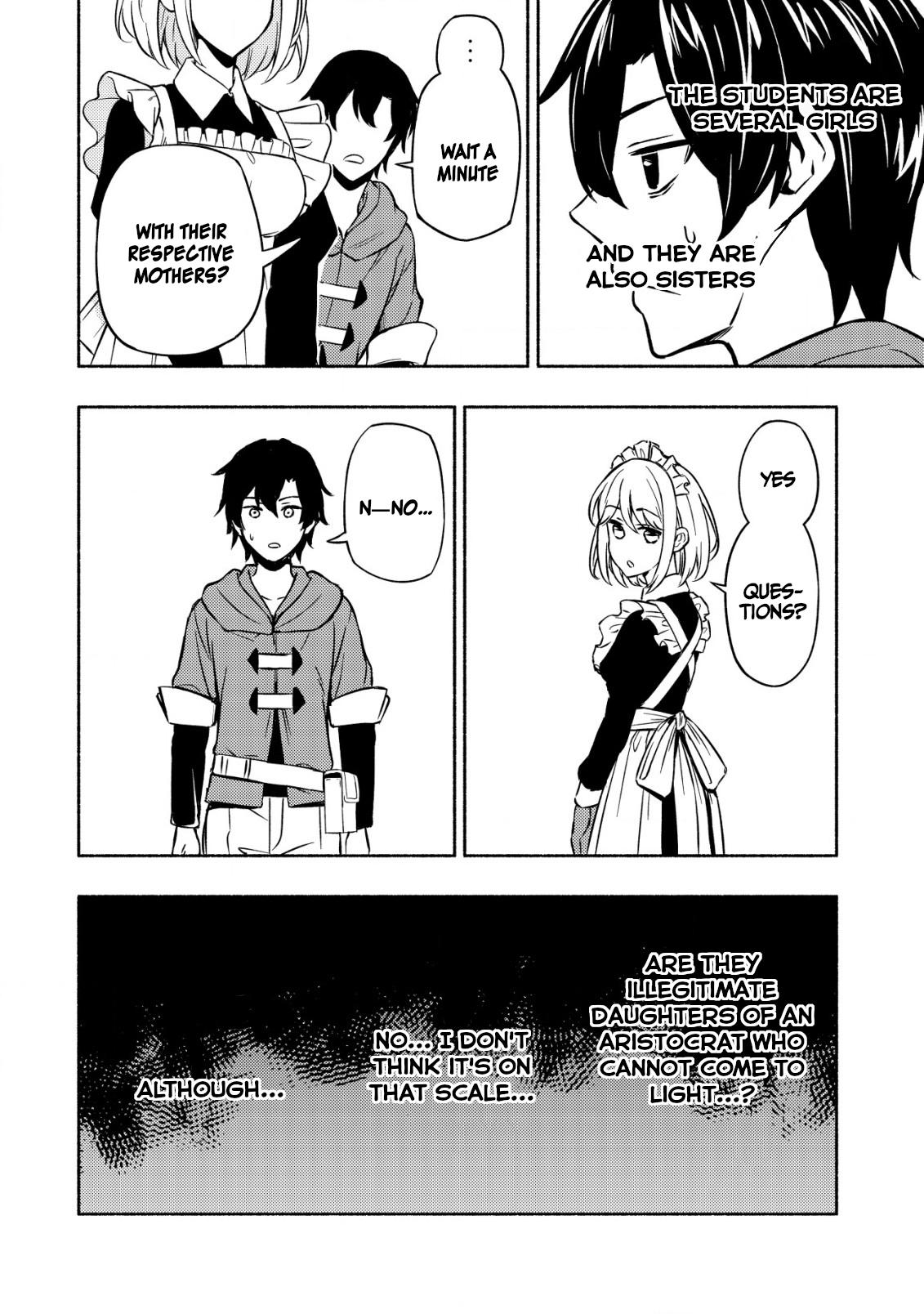 Maou Reijou no Kyouiku-gakari: Yuusha Gakuin wo Tsuihou sareta Heimin Kyoushi wa Maou no Musume-tachi no Katei Kyoushi to Naru Chap 2 - Next Chap 3