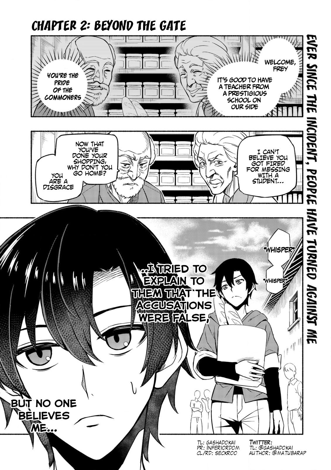 Maou Reijou no Kyouiku-gakari: Yuusha Gakuin wo Tsuihou sareta Heimin Kyoushi wa Maou no Musume-tachi no Katei Kyoushi to Naru Chap 2 - Next Chap 3